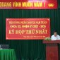 HĐND Xã Nam Xuân khoá XX, nhiệm kỳ 2021-2026 tổ chức kỳ họp thứ nhất